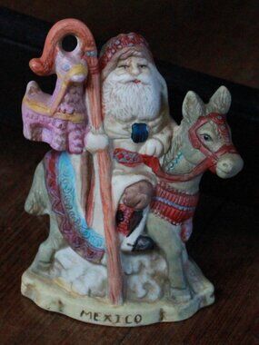 Vintage RSVP 1991 Santa's of the World Handpainted Ceramic Figurine